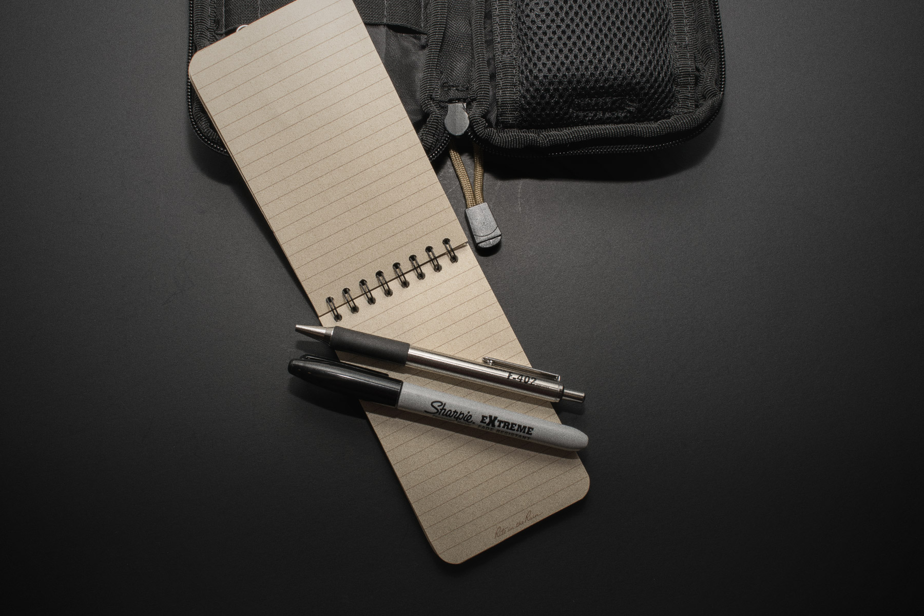 Everyday Carry Notebook and pen