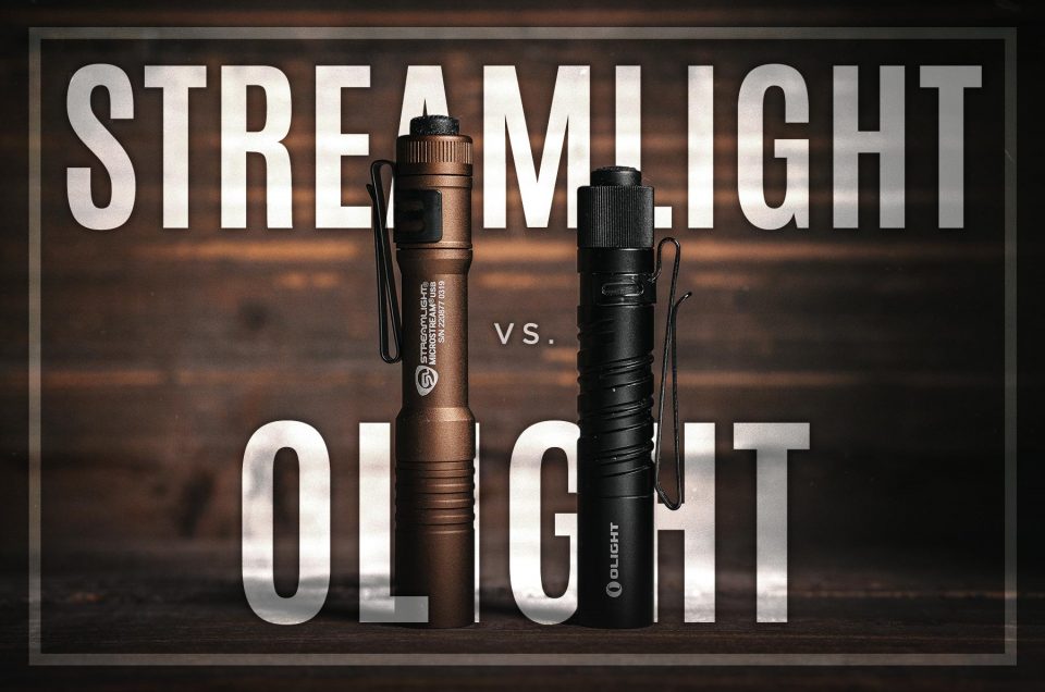 Streamlight Microstream USB vs Olight i3t