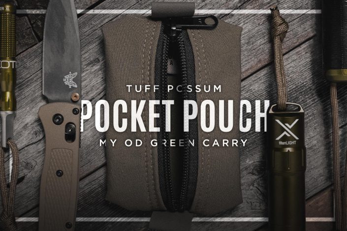 Tuff Possum Gear Pouch • OD Green Everyday Carry