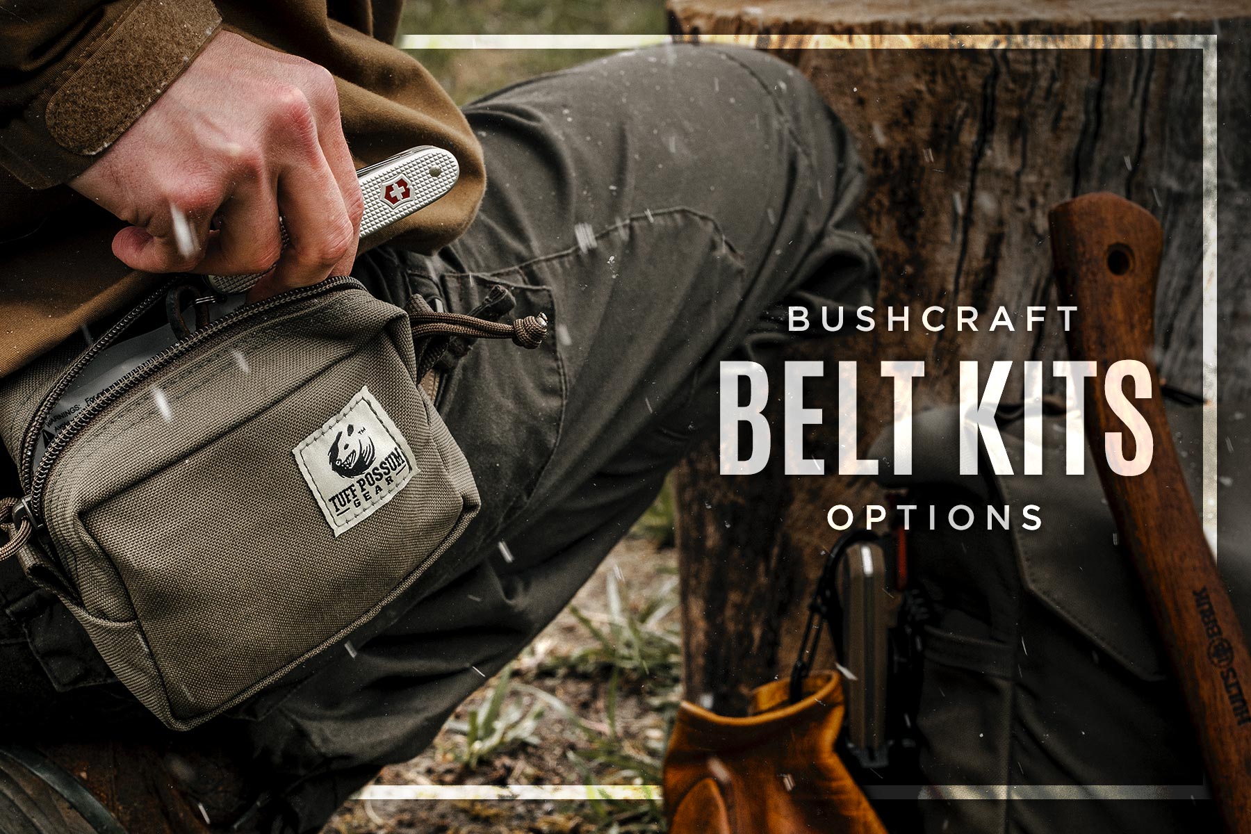 PROMETHEUS Essential Bushcraft Belt Kit 
