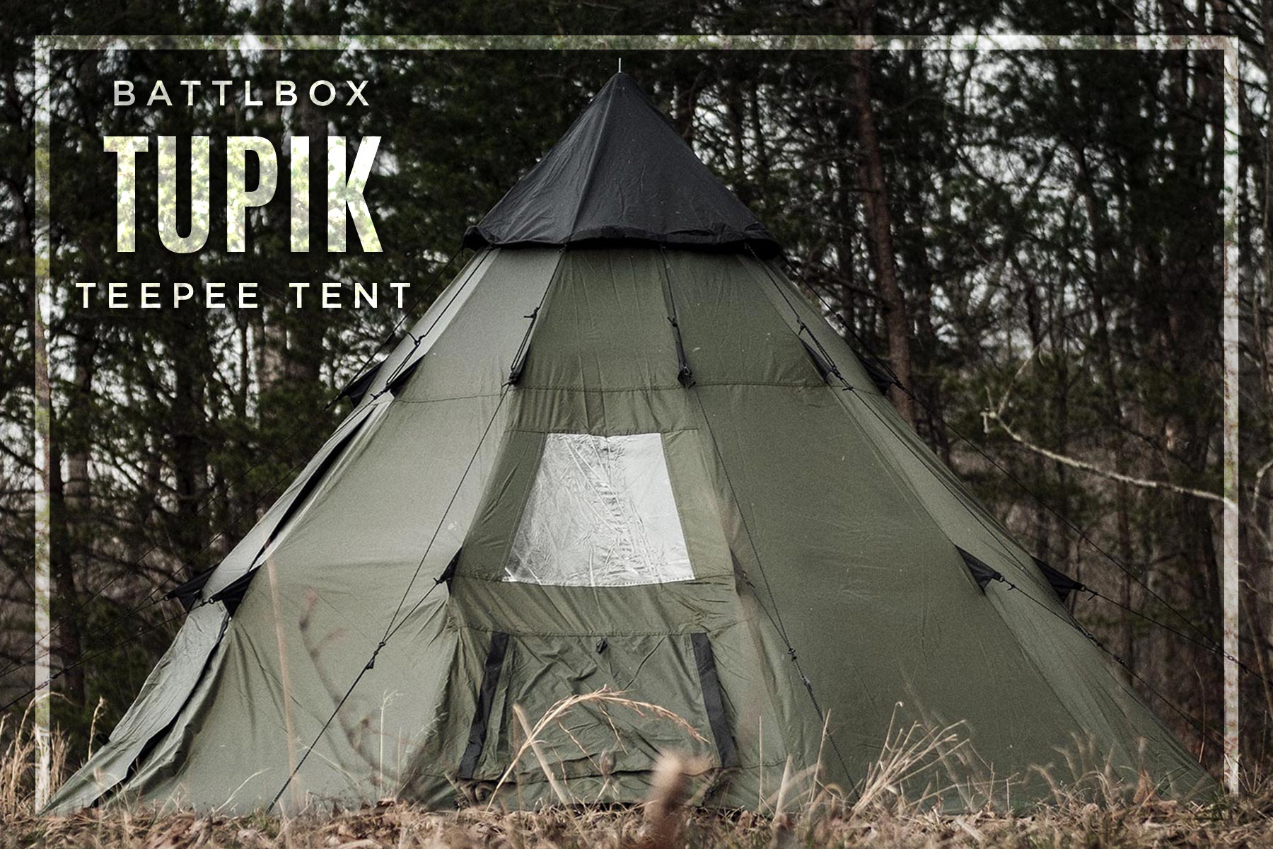 Billy Buurt glans Battlbox Tupik Tent Review • Traditional teepee design goes modern!