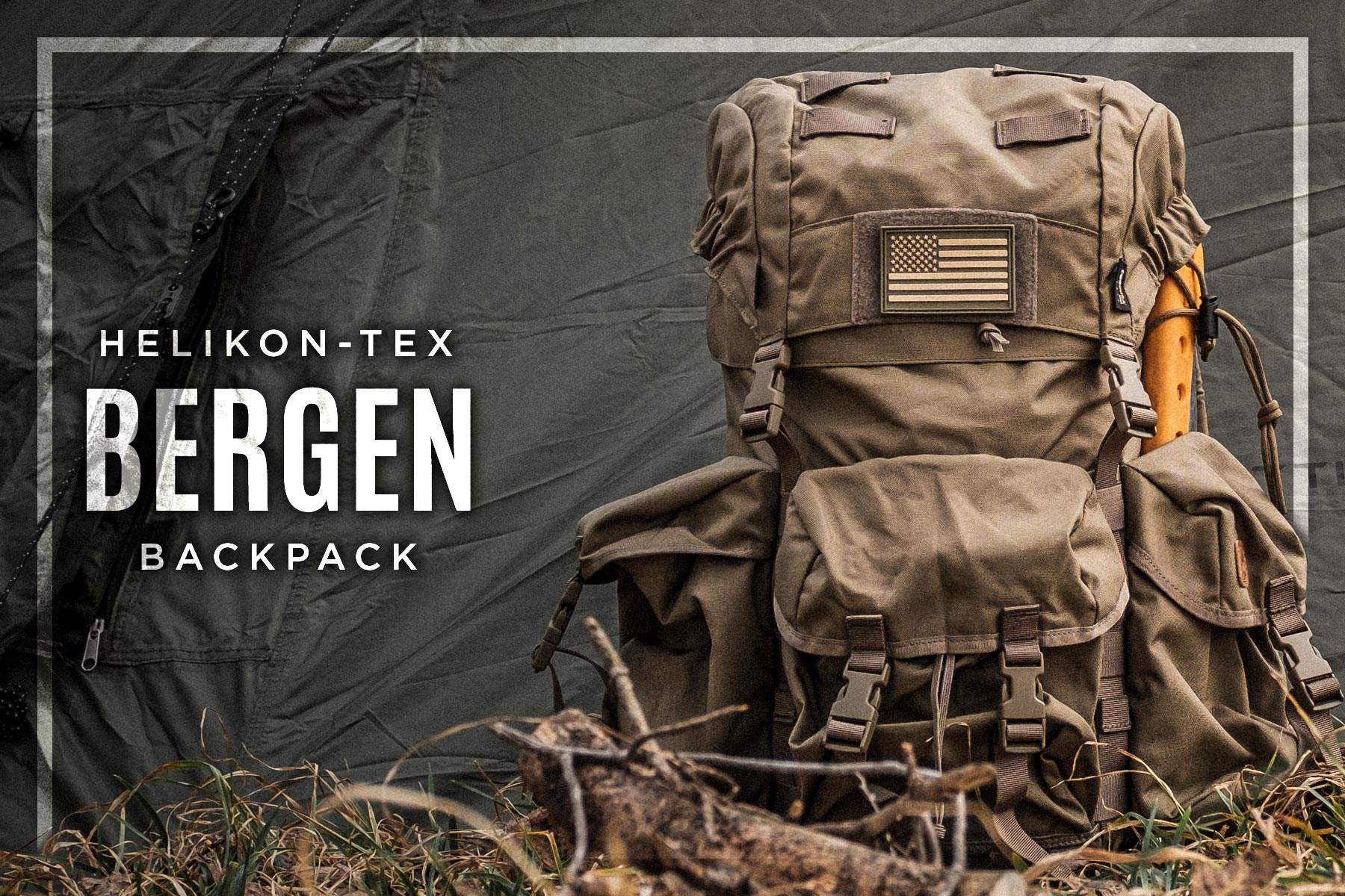 Helikon-Tex Bergen Rucksack 18L Tactical Backpack Tagesrucksack Shadow Grey 