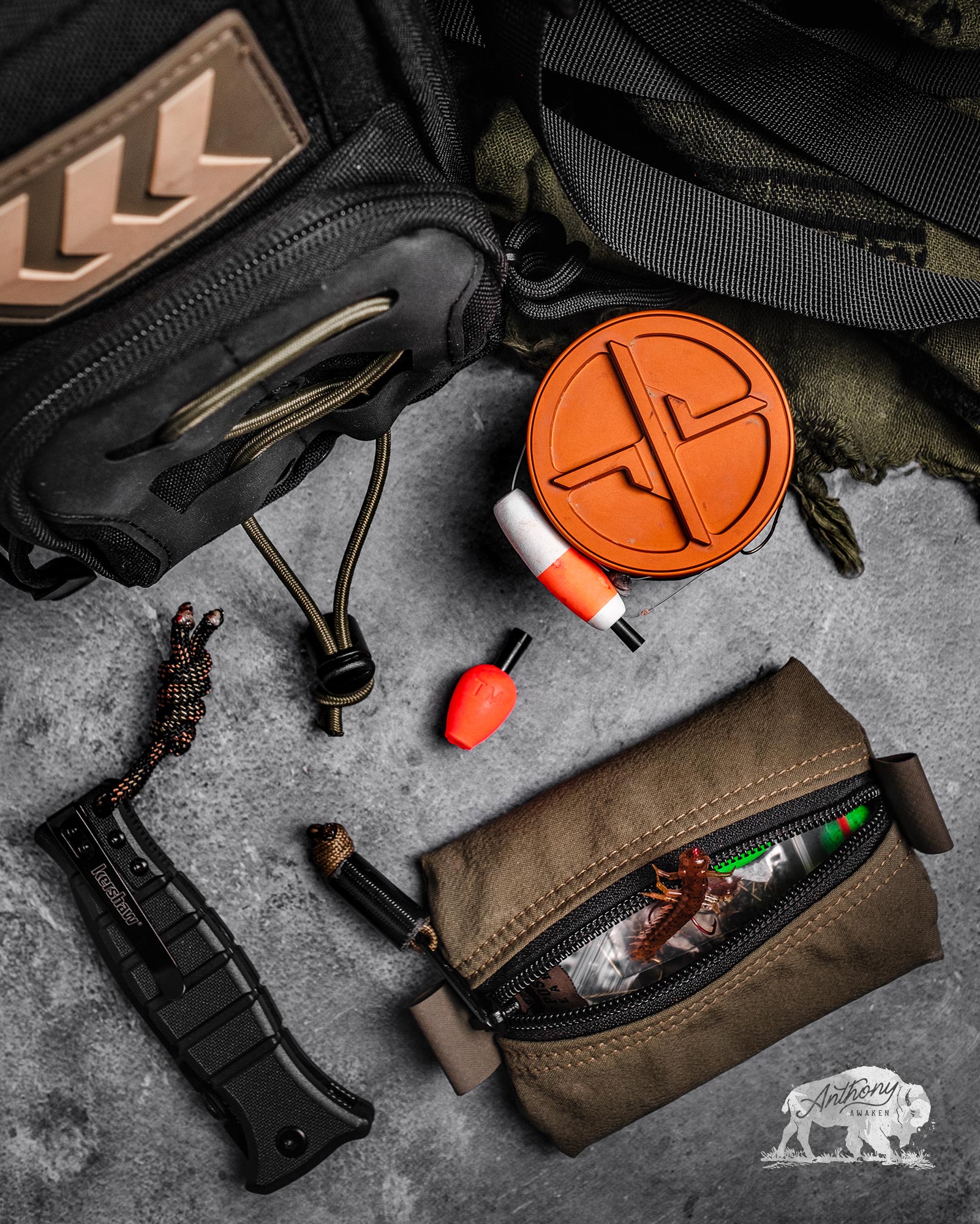 2.0 Backpacker Survival Fishing Kit， Emergency Lightweight