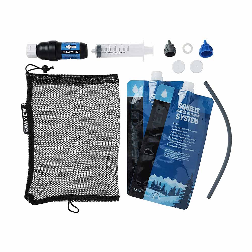 Get Home Bag Sawyer Squeeze Water Filter