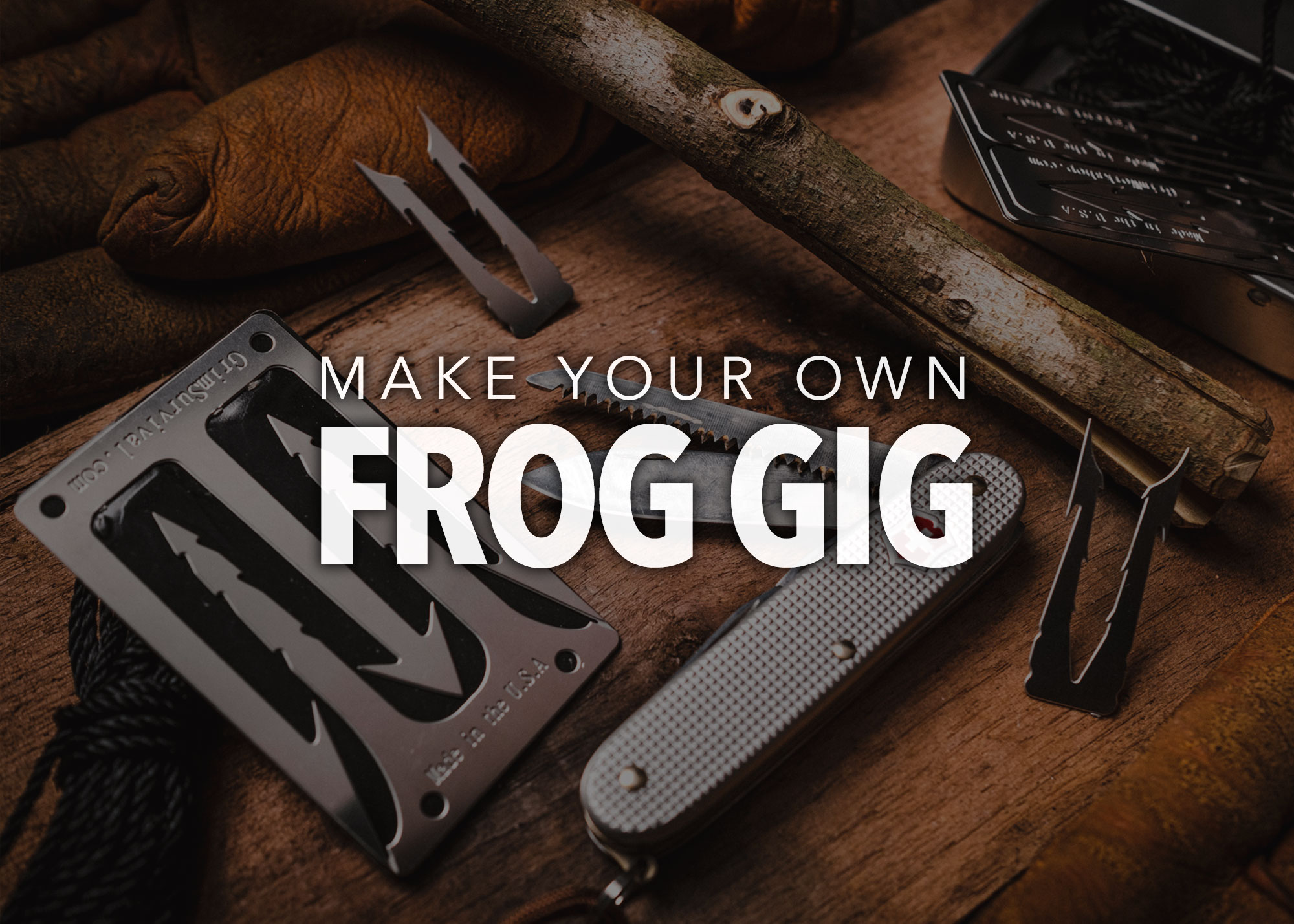 Make your own frog gig
