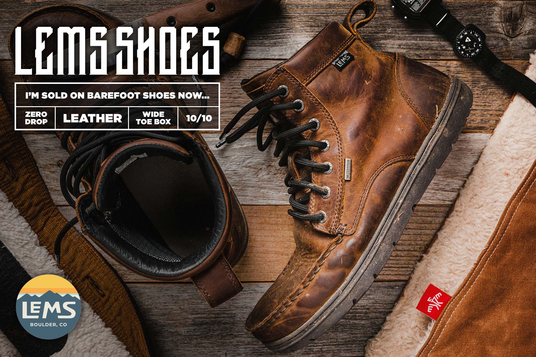 Lems Shoes Trailhead Sneaker - Onyx | Trail Sneakers | Huckberry