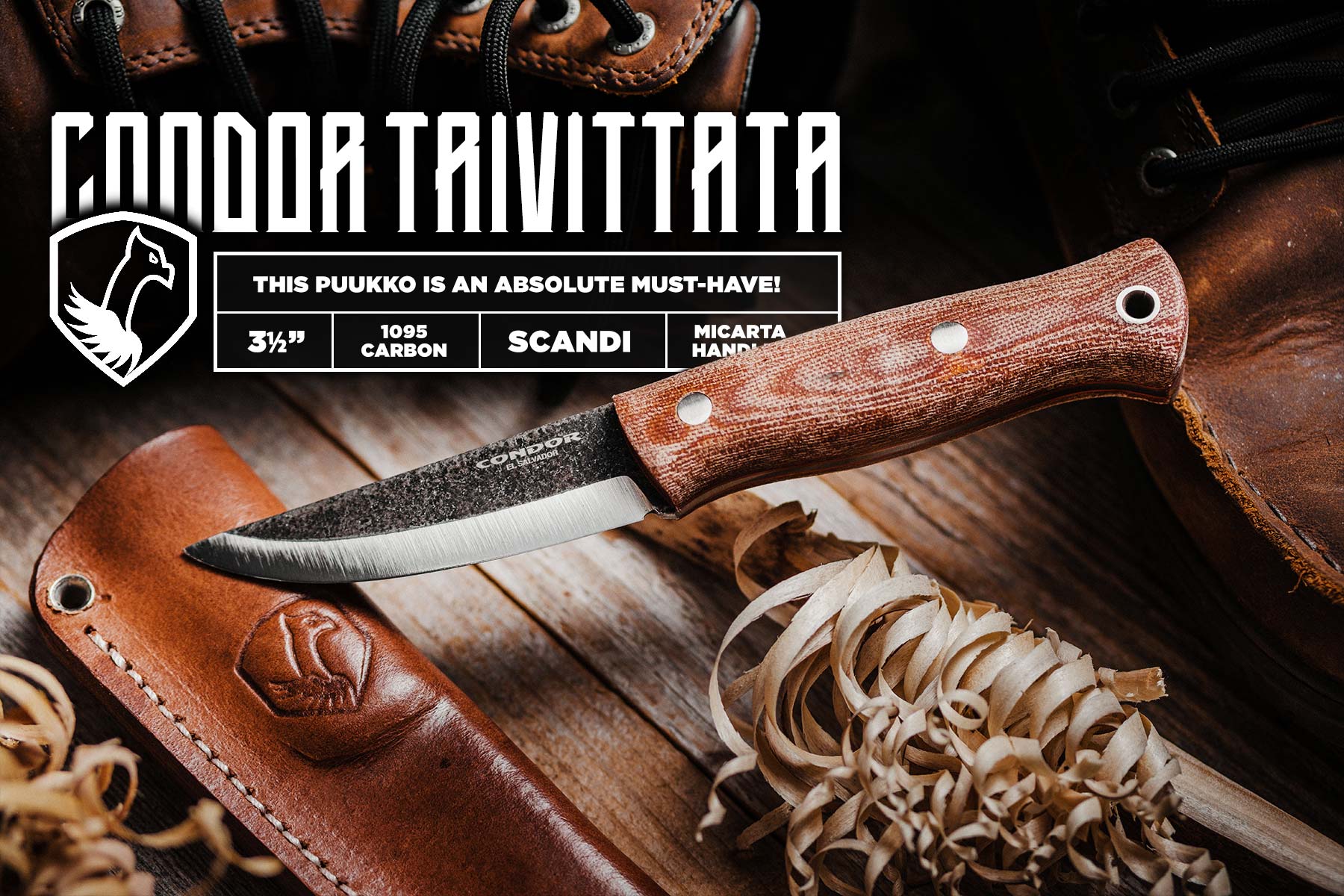 Condor Trivittata Puukko Knife Review • Condor's Best Design?!