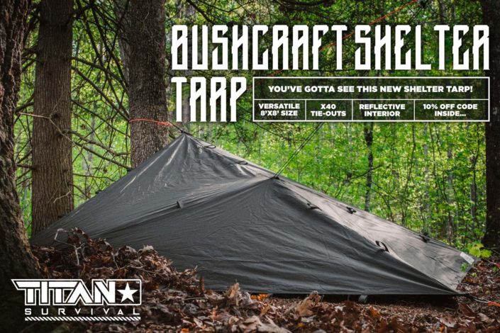 Titan Survival Bushcraft Shelter Tarp